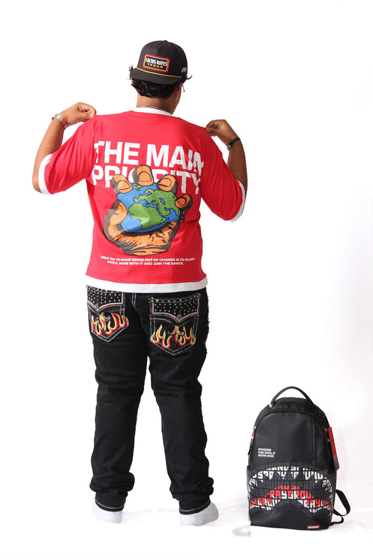 The Main Priority “Take The World” T-Shirt (Red)