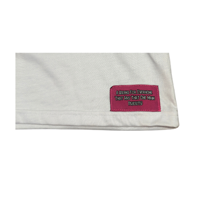 The Main Priority “Main Priority” White And Pink T-Shirt